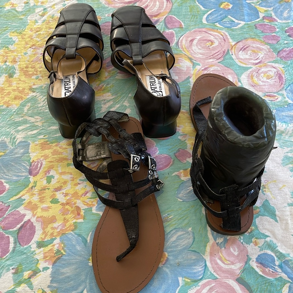 Atrium leather $30 Bingo man made $15